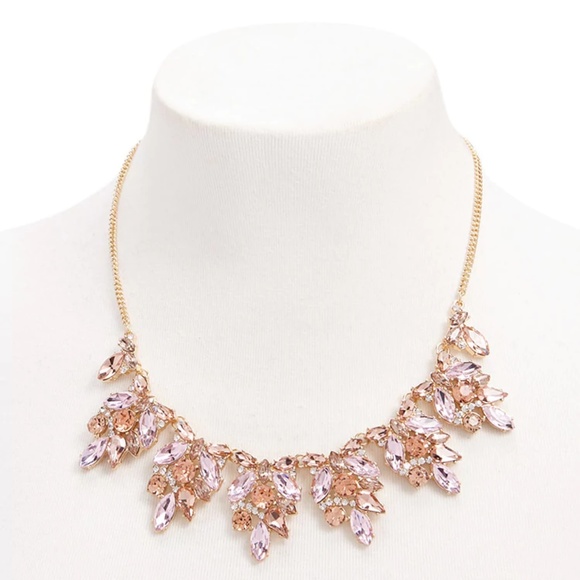 Faux Gemstone Statement Necklace - Picture 4 of 5